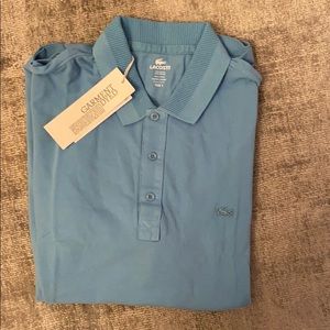 Lacoste Men’s Regular Fit Paris Polo in Blue